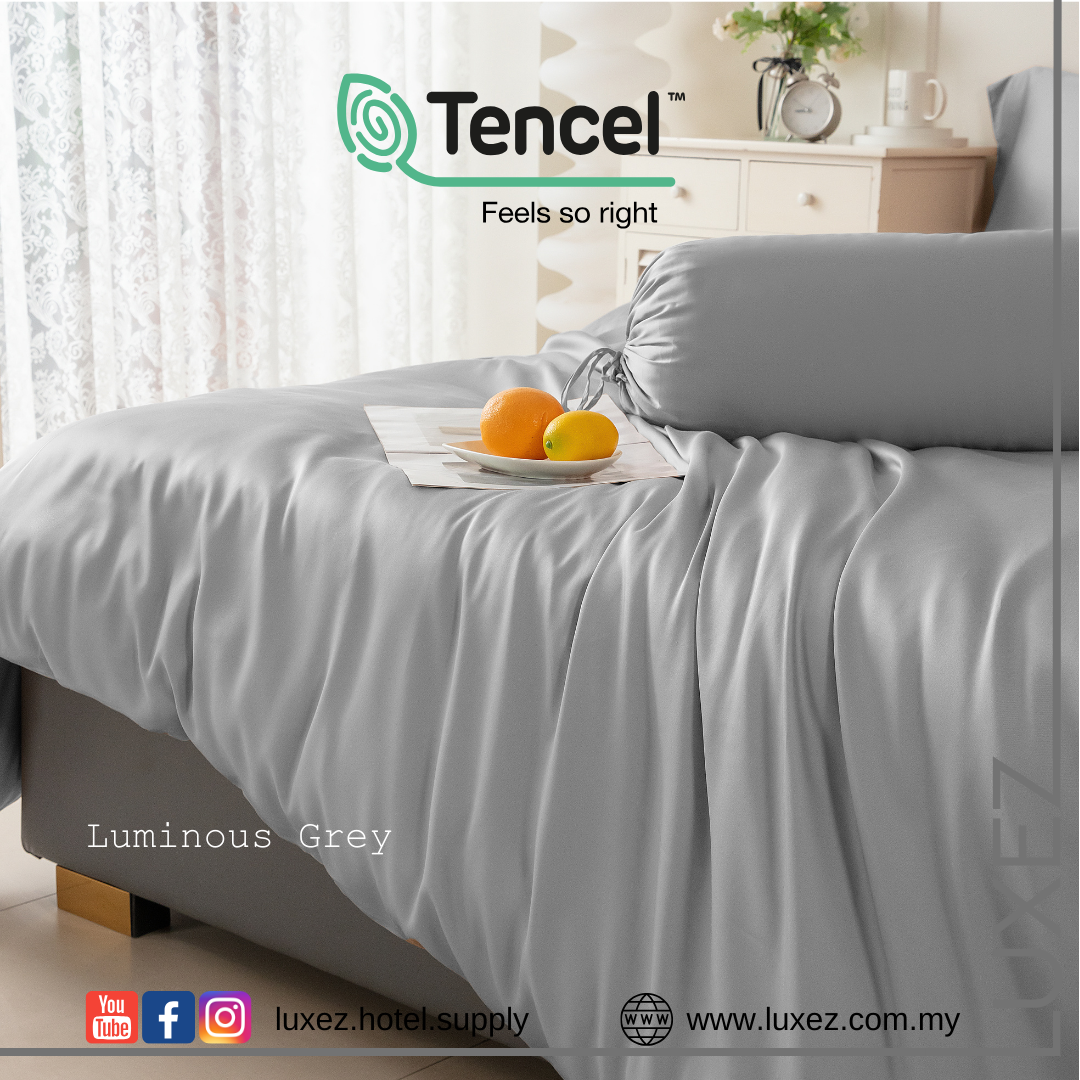 Tencel cooling bed sheet cadar sejuk cadar mewah licin silky smooth