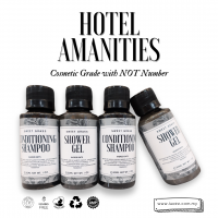 Luxez Hotel Amenities Shampoo & Shower Gel – Cosmetic Grade | NPRA-Registered (NOT Number) | Premium Toiletries for Hotels & Travel