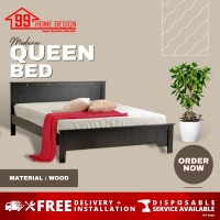 BD2390 WOOD QUEEN BEDFRAME