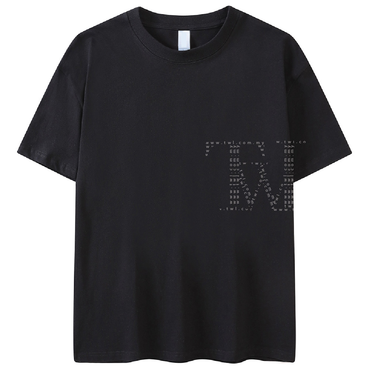 TS021 Baju 21s 280g Oversized T-Shirt Roundneck Tee / T-Shirt Custom ...