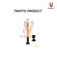 VSAFEMKT | MS-Bld100RH | MS-Bld75RH | Flexi Mould Mild Steel Bollard | Removable Safety Bollard with Reflective Strip