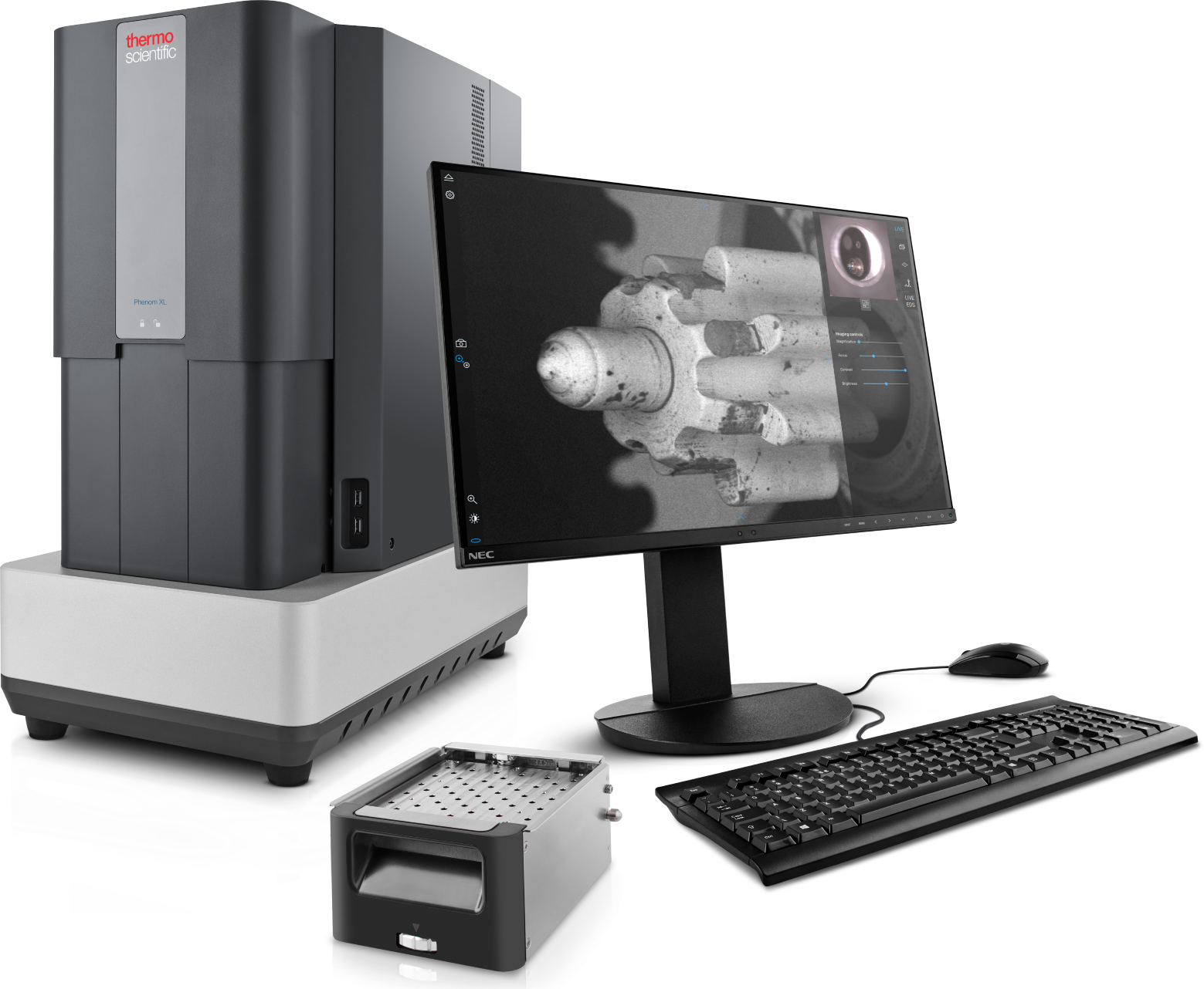 The Phenom XL G2 Desktop SEM offers a versatile solution for automating the quality control process.