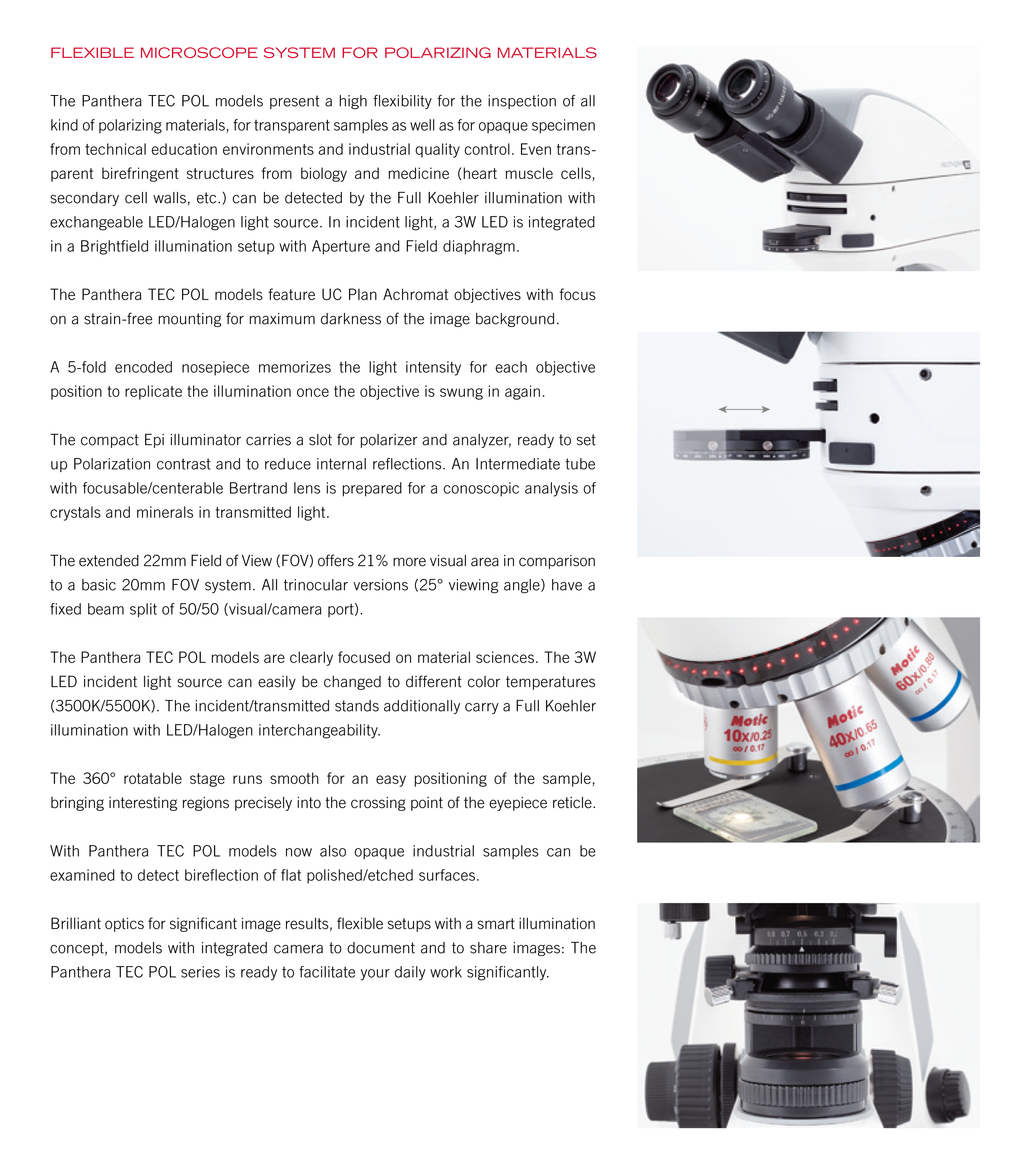 MOTIC Pantera TEC POL Polarizer Microscope MOTIC Johor Bahru (JB),  Malaysia, Selangor, Kuala Lumpur (KL), Penang Supplier, Suppliers, Supply,  Supplies | Atomic Solutions Sdn Bhd