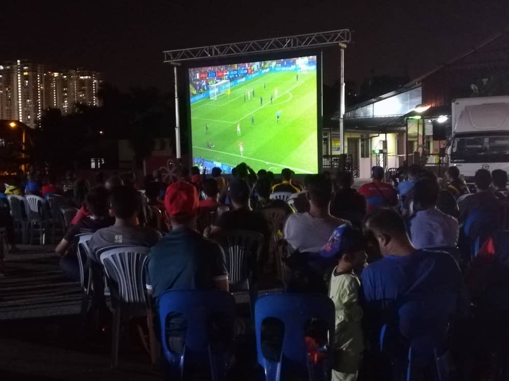 TH IT events - LED panel set up for world cup