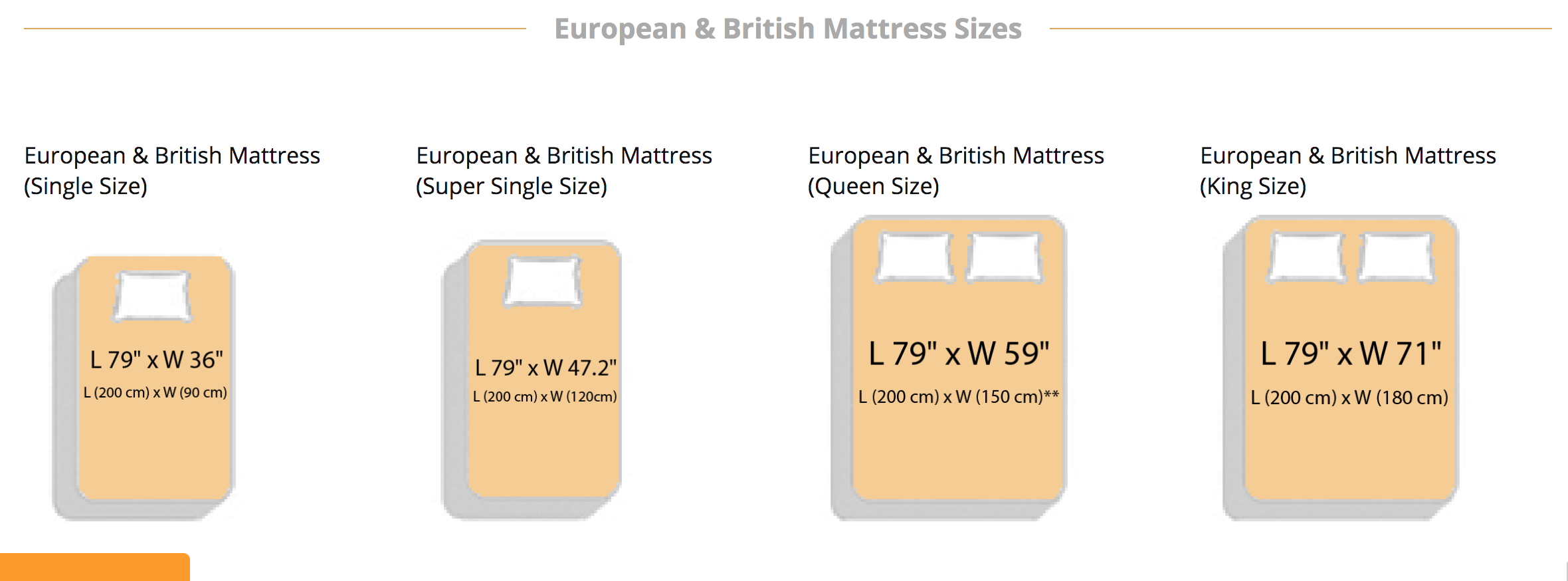 johnathan stevena mattress sizes