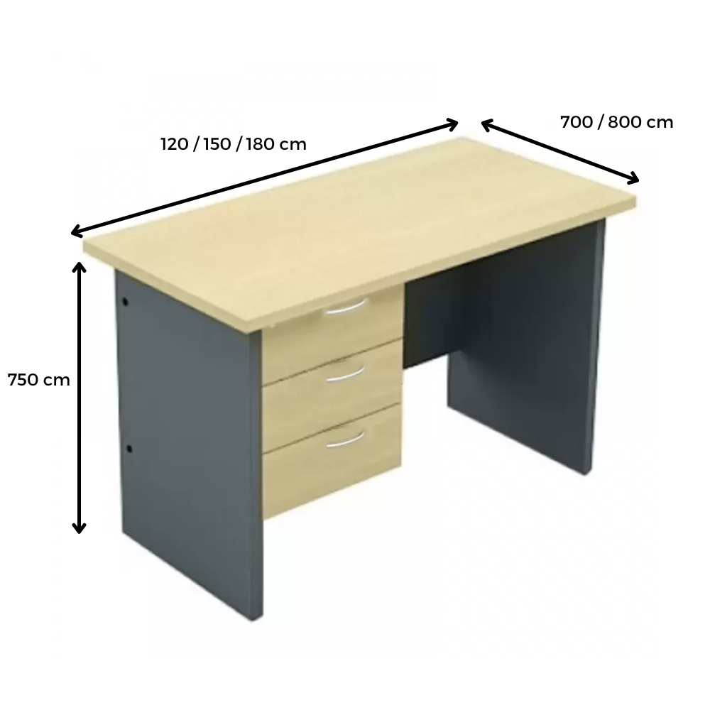 Standard Office Table Dimension