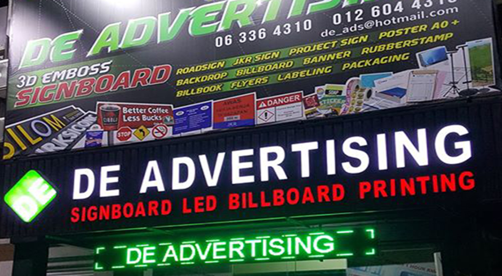 Signboard Supplier Melaka, 3D Signage Manufacturer ...