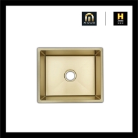 MUUD 304 Stainless Steel Sink Single Bowl (Gold) MKS5545-G