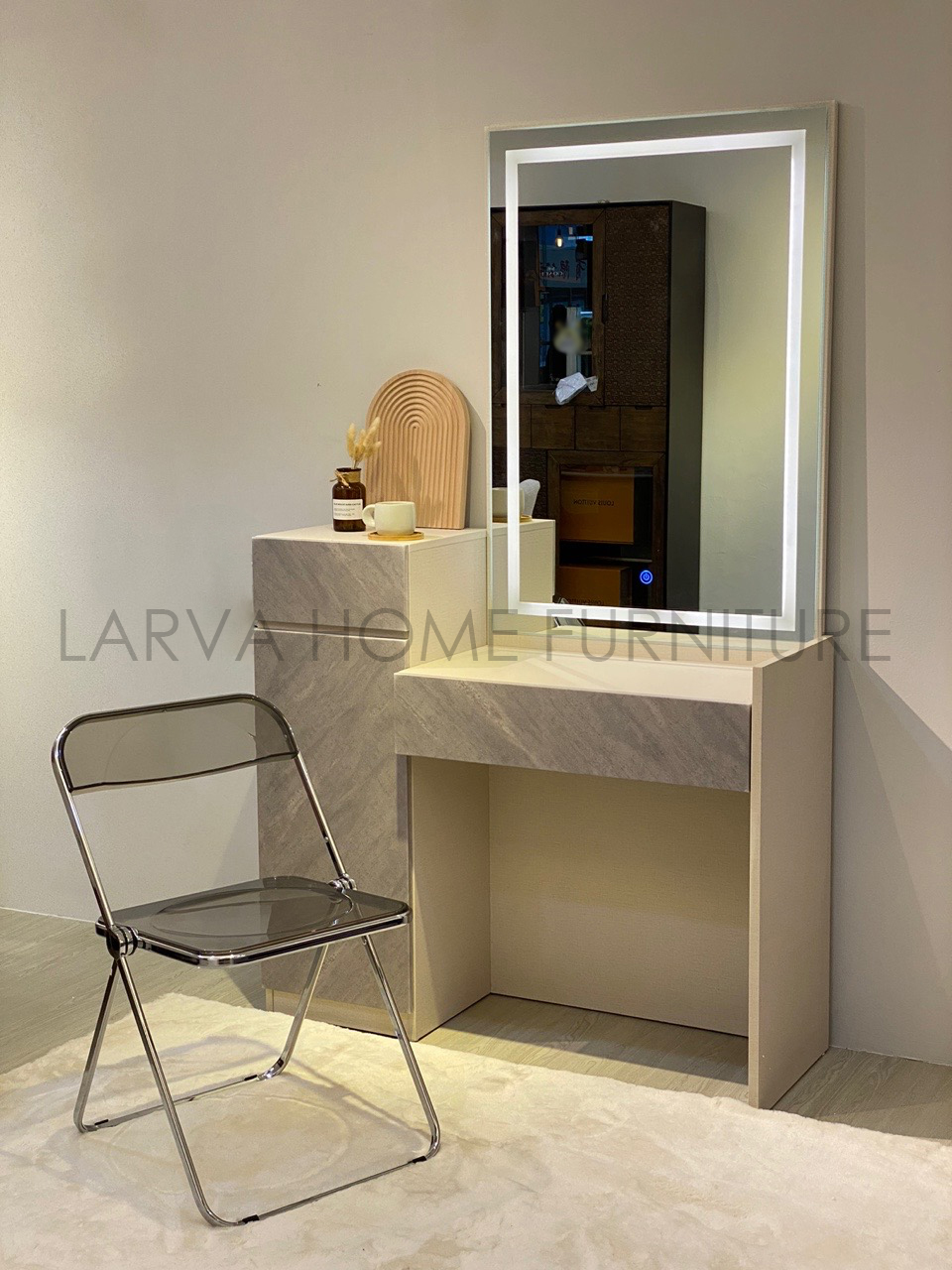 Harvey LED Dressing Table Perak, Malaysia, Ipoh Supplier, Suppliers,  Supply, Supplies | Larva Home Furniture Sdn Bhd