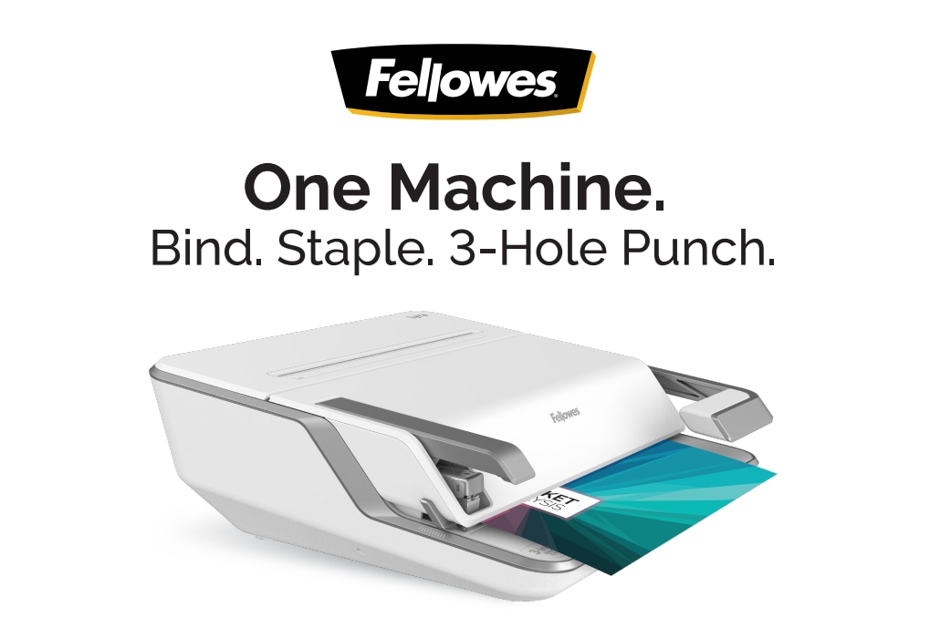 Fellowes Lyra 3-in-1 Manual Comb Binder (Bind / Staple / 3-Hole Punch) Kuala Lumpur (KL), Malaysia, Selangor, Cheras Supplier, Suppliers, Supply, Supplies | Syarikat Kichong Office Equipment Sdn Bhd