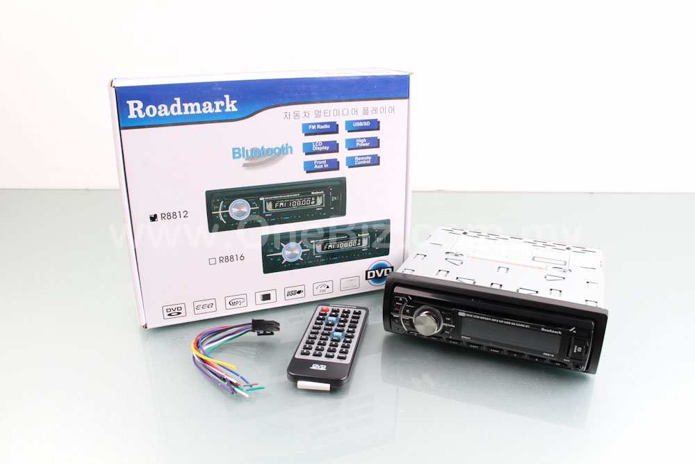 Roadmark Bluetooth DVD USB Single Din PLayer - R8812 Car Video Wince DVD /  CD Player Selangor, Malaysia, Kuala Lumpur (KL), Seri Kembangan Supplier,  Suppliers, Supply, Supplies | One Biz Online Sdn Bhd