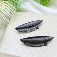 Elegant Brooch 2pcs Elegant Brooch Bahu Pin Tudung Bentuk Daun [4cm]Kerongsang Tudung Bahu Hijab Muslimah Brooch Pin D528