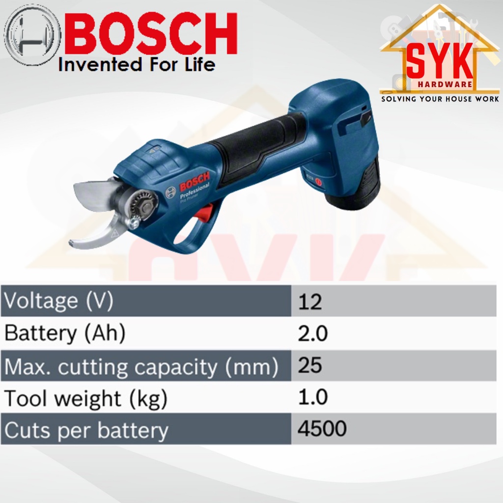 Bosch Pro Pruner Professional Cordless Secateur 