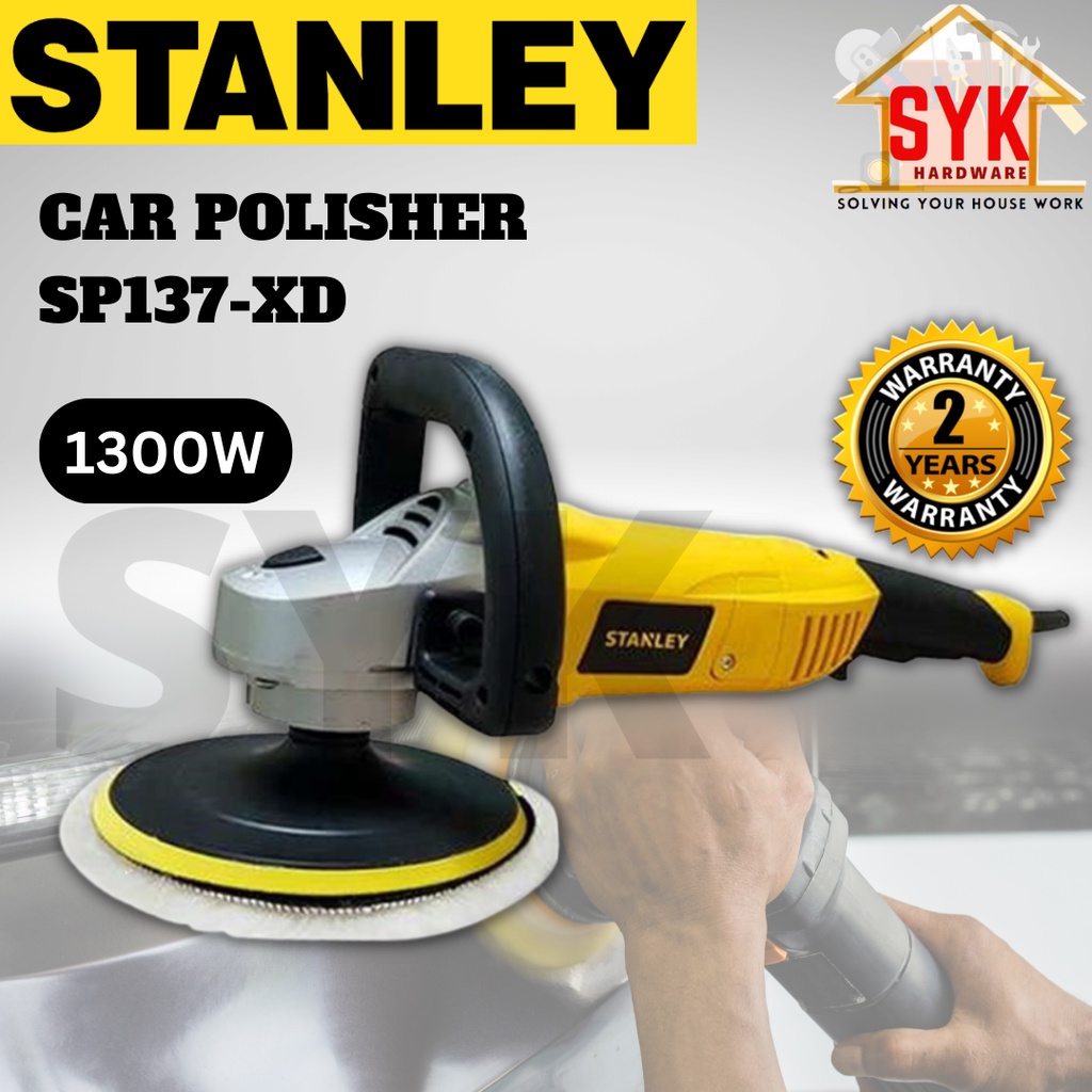 SYK Stanley SP137-XD Machine Car Polisher Electric Car Polishing Mesin  Polish Kereta Menggilap Kereta Home & Livings Negeri Sembilan, Malaysia  Supplier, Seller, Provider, Authorized Dealer