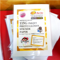Sticker Paper - Inkjet Glossy Sticker Paper - A4 Size Inkjet Matte Sticker Paper - Brown Craft Paper Sticker