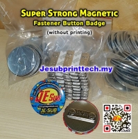 Strong Magnetic Fastener Badge Material- 58mm | Strong Neodymium Magnet Badge Material 3M