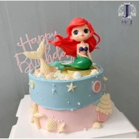 Ariel Mermaid Princess Cake | Birthday Girl Cake | Kids Cake