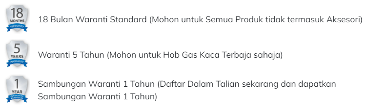 RUBINE Dapur Gas Terbina Dalam 2 Pembakar Siri Fasco RGH-FASCO+2B-86SK