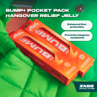 BUMP+PLUS - Pocket Pack | Hangover Relief Jelly Strips | Hydration Booster | Liver Protection