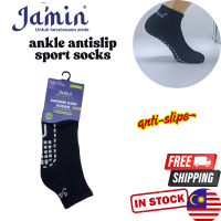 Ja'min Ankle Antislip Sports Socks JA'MIN Ankle Antislip Sport Socks | Non-Slip Grip Socks for Gym, Running, Yoga, Workout | Kaus Kaki Sukan Anti-Slip | Stay Active, Stay Safe