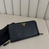 Prada Saffiano Metal Zippy Wallet- Preloved Luxury Wallet