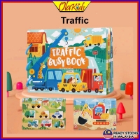 OLAKIDS Montessori Busy Book Kids Children Early Learning Book Enlightenment Book Early Learning