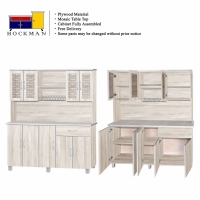 6 Feet Kitchen Cabinet Maple Color 9606 / Wenge 6606 / Walnut 5606 / Whitewash 2606 Furniture