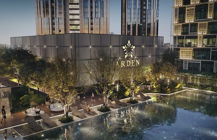 Arden luxury facilities sky lounge infinity pool and sky garden