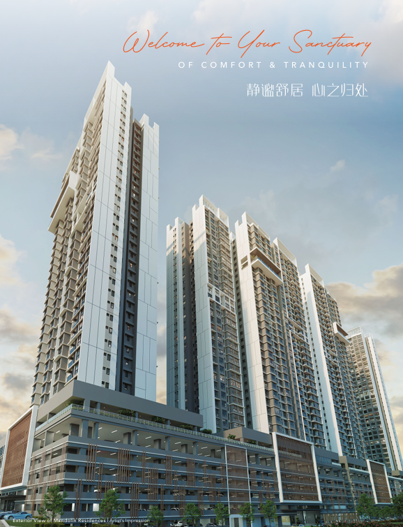 Mandolin Residences Taman Desa Tebrau freehold serviced residence near IKEA AEON Toppen Johor Bahru