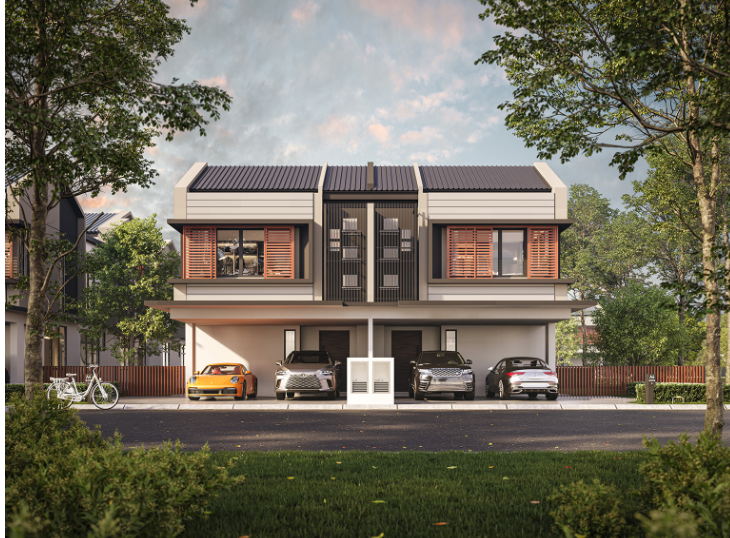 The Straits View Garden Permas Jaya freehold gated and guarded cluster homes by BRDB Johor Bahru