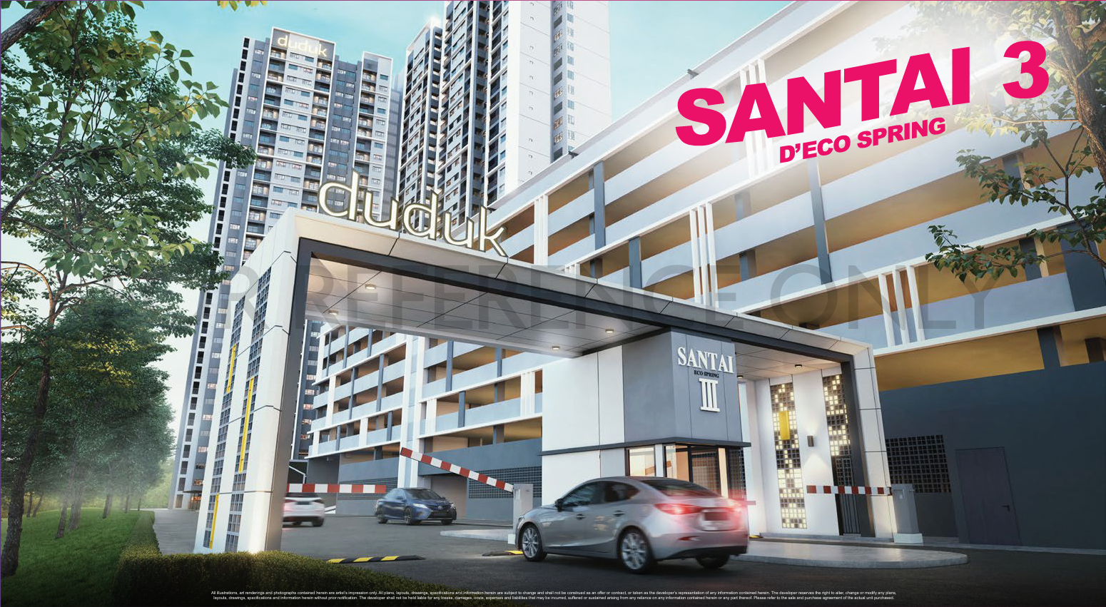 Duduk Santai 3 Eco Spring Johor Bahru freehold 3 bedroom apartment near Tebrau and Mount Austin