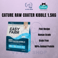 Cature Easy Farm Raw Coated Kibble 1.5kg （Free 2 Cature Pouch (20/1-16/2))