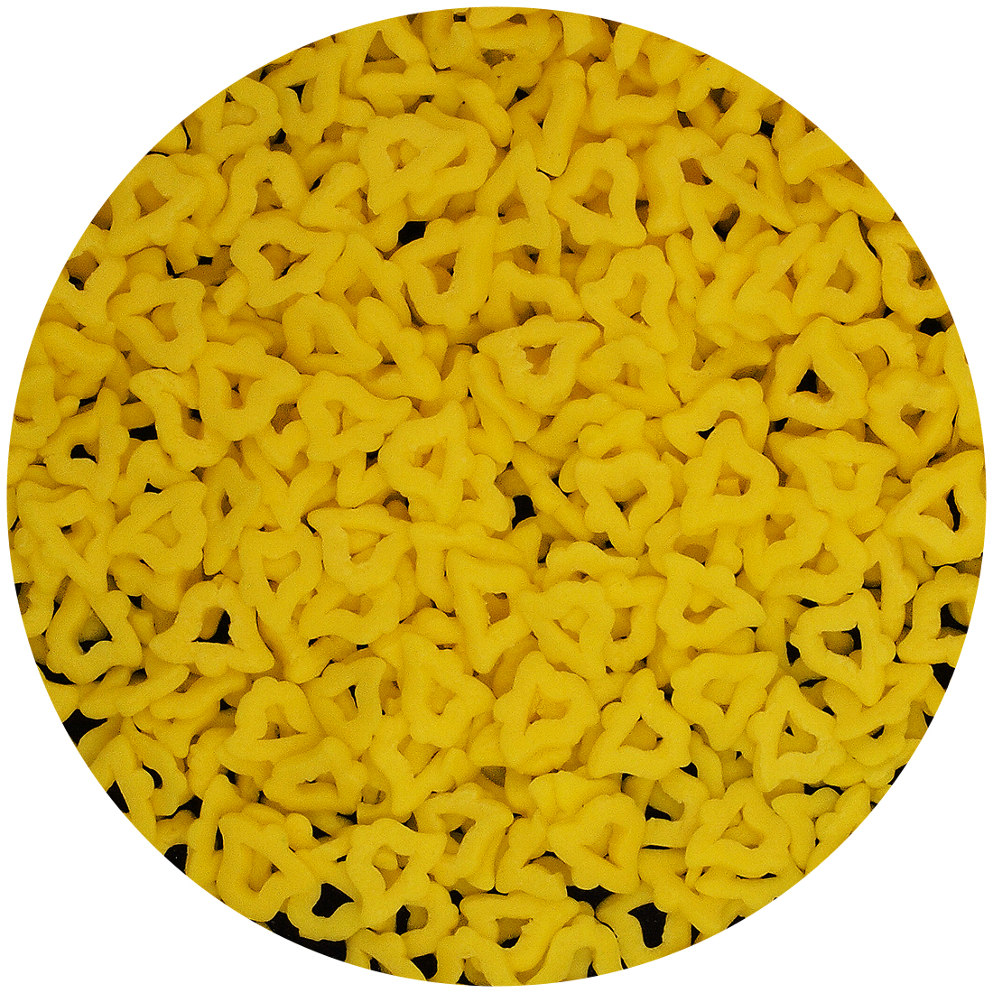 Industrial bulk natural yellow bell-shaped sprinkles for wholesale Christmas bakery