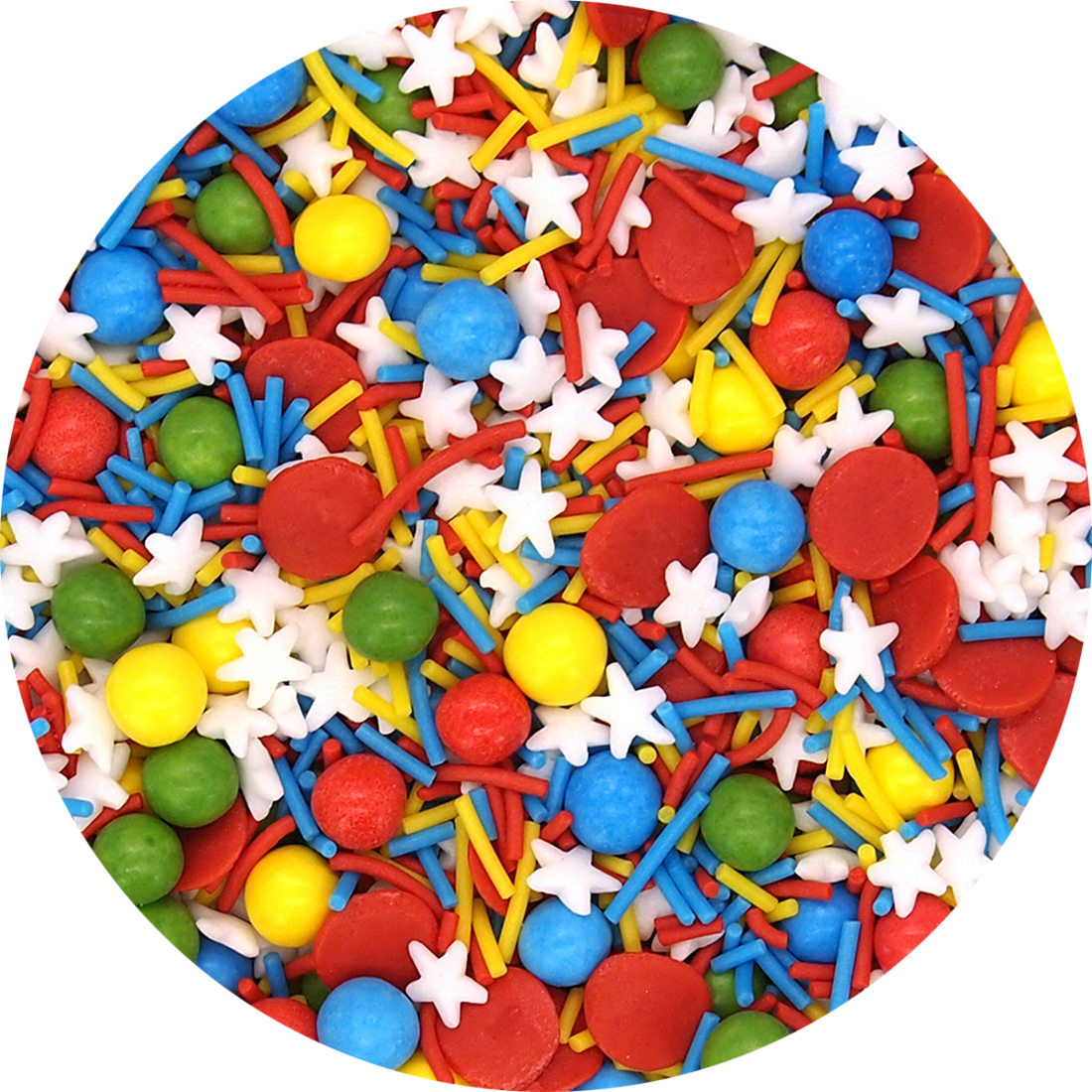 It's Me natural combination sprinkles medley bulk wholesale E171-free top 14 allergen-free industrial bakery BRC certified vegan
