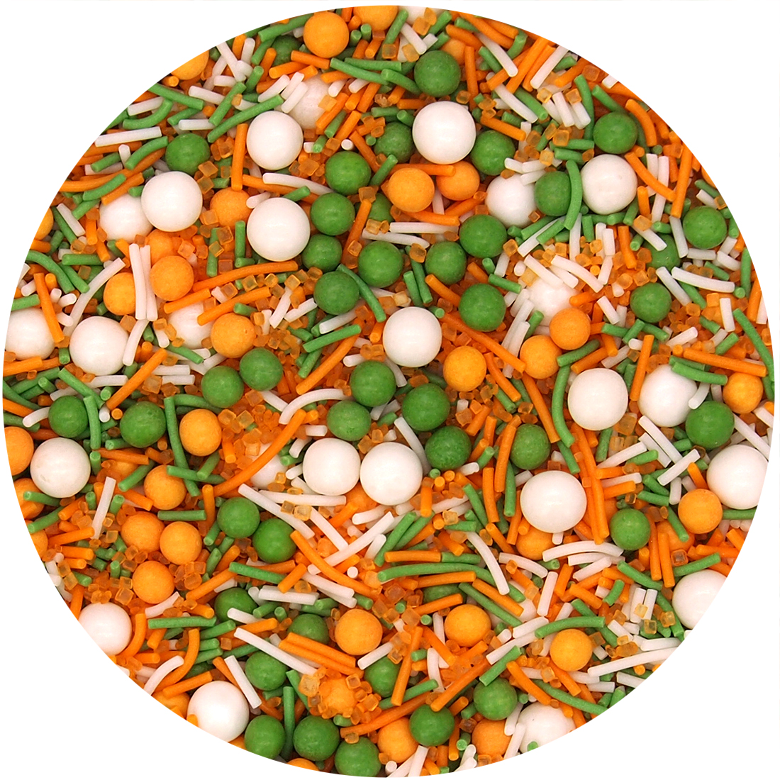 Sporty Sprinkles natural combination sprinkles medley bulk wholesale top 14 allergen-free industrial bakery BRC certified vegan halal