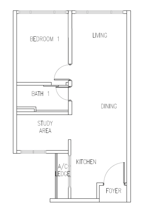 Senibong Cove Type A1 Floor Plan