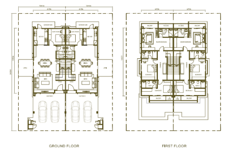 Setia Eco Templer Jimbaran Semi-D Floor Plan