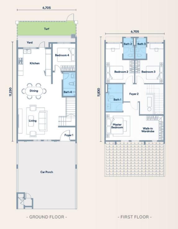 Templer Residence Type A Floor Plan