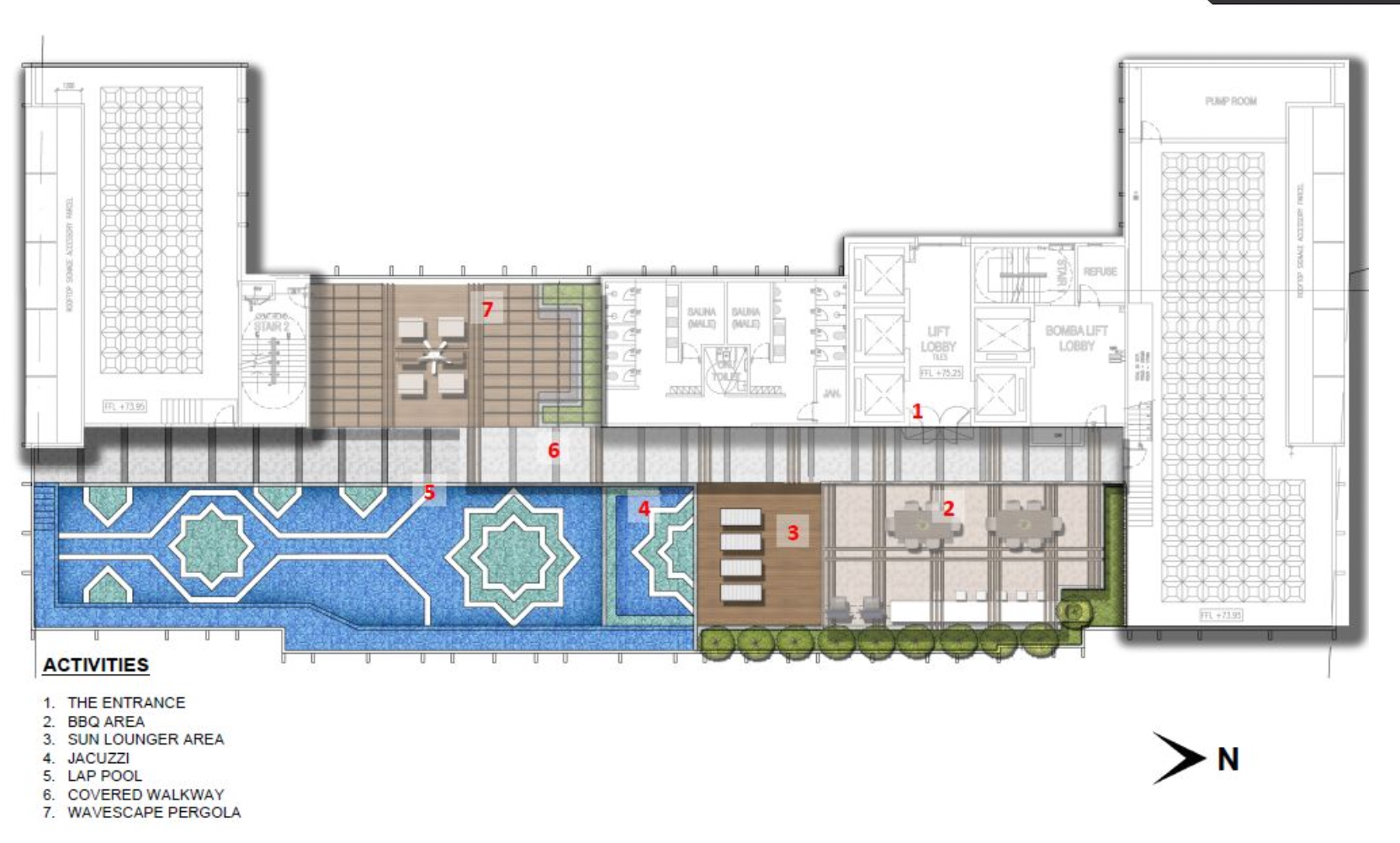 Sky Facilities at EXSIM Erinaz Suites Level 23