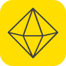 Complex geometry icon