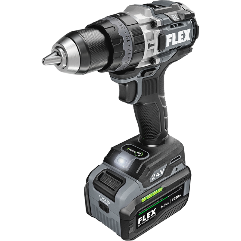 1/2 2-SPEED DRILL DRIVER WITH TURBO MODE KIT